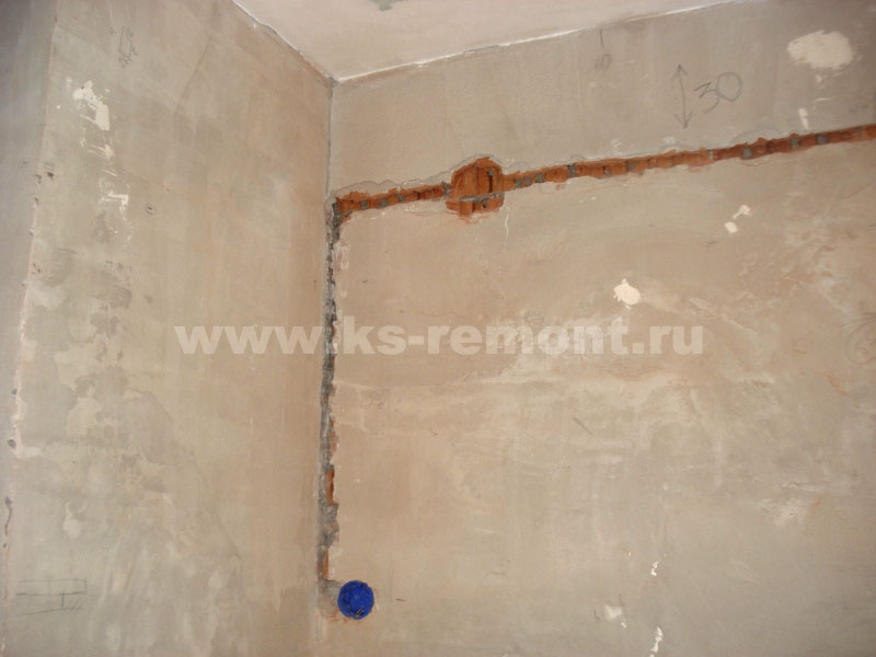 штробление стен под электропроводку